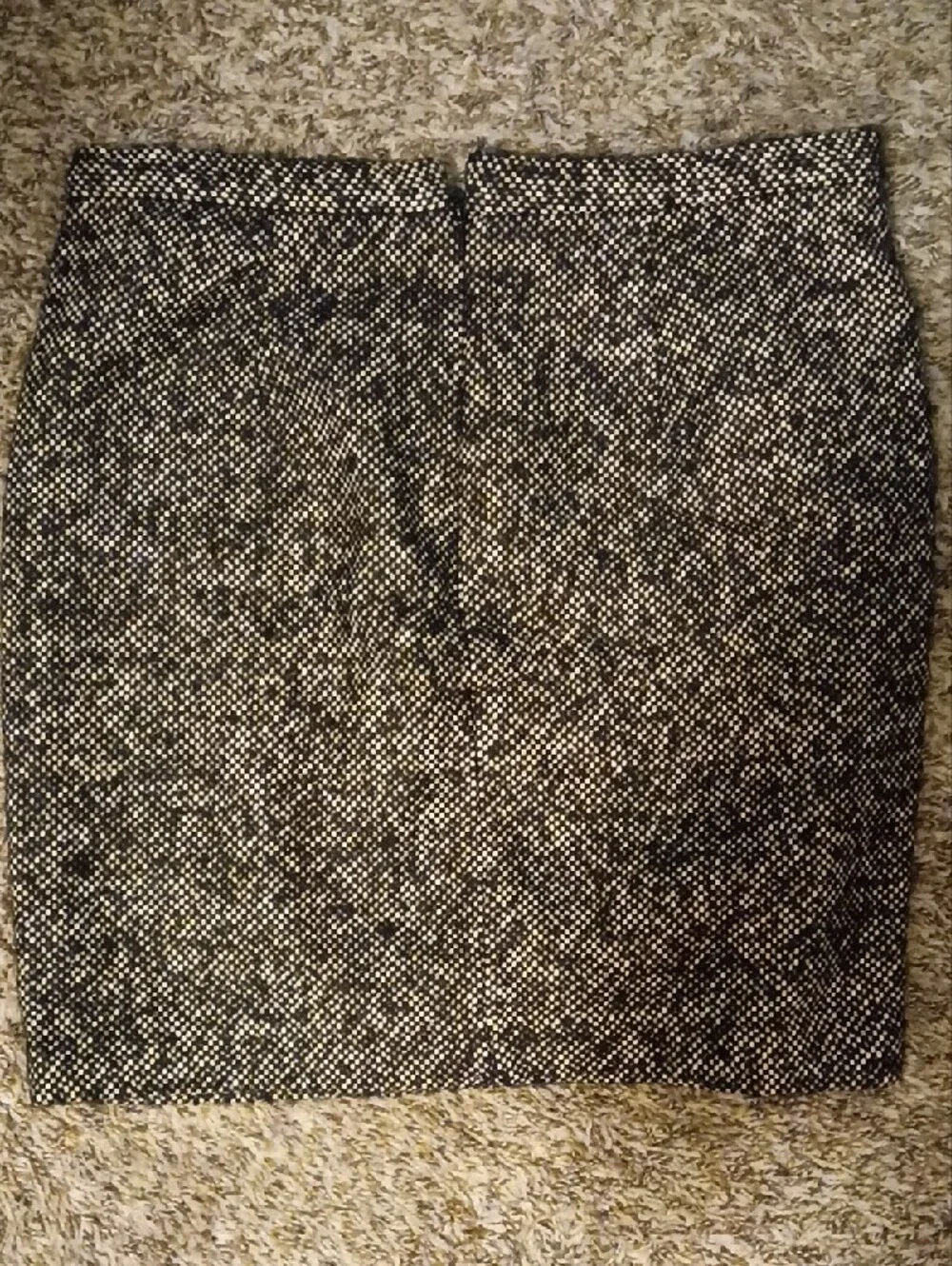 Micheal Kors Classic Black and White Tweed Pencil Skirt Sz 8